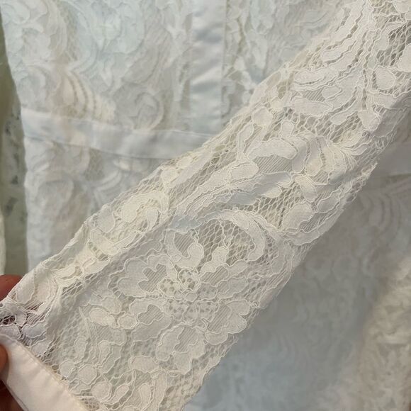 Ivory Long Sleeve Dress - Picture 3 of 5